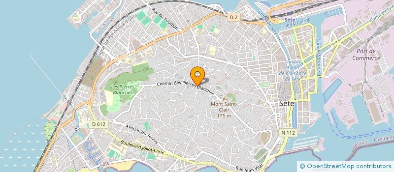 localisation de l'entreprise KOMBA SARL à SETE