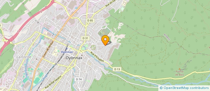 localisation de l'entreprise KOMBATIM SARL à OYONNAX