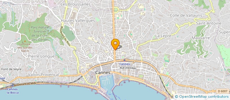 localisation de l'entreprise KOMBO à CANNES