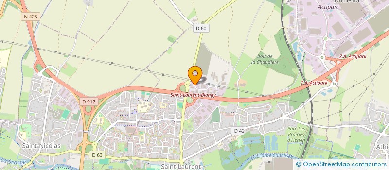 localisation de l'entreprise KOMEGIE  SAINTE-CATHERINE