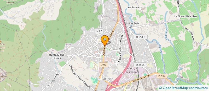localisation de l'entreprise KOMELIOS à LA FARLEDE
