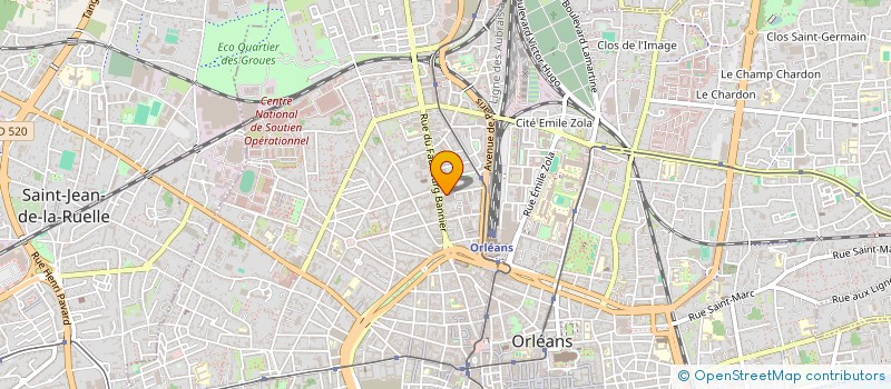 localisation de l'entreprise KOMETA FILMS à ORLEANS
