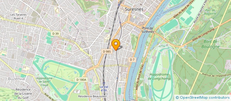 localisation de l'entreprise KOMIC à SURESNES