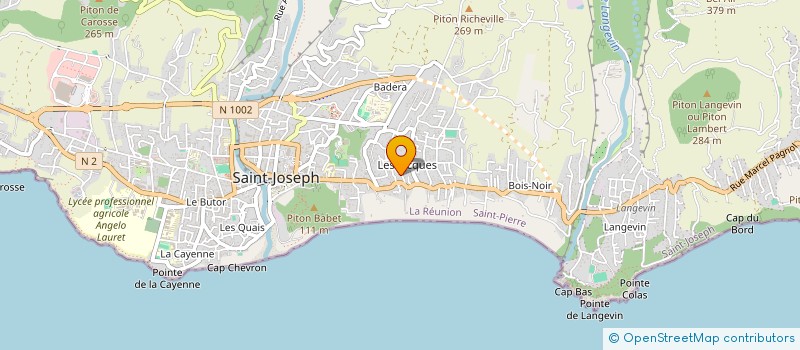 localisation de l'entreprise KOMIDI à SAINT-JOSEPH
