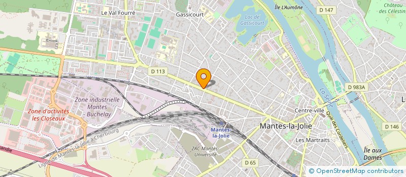 localisation de l'entreprise KOMILFO à MANTES-LA-JOLIE
