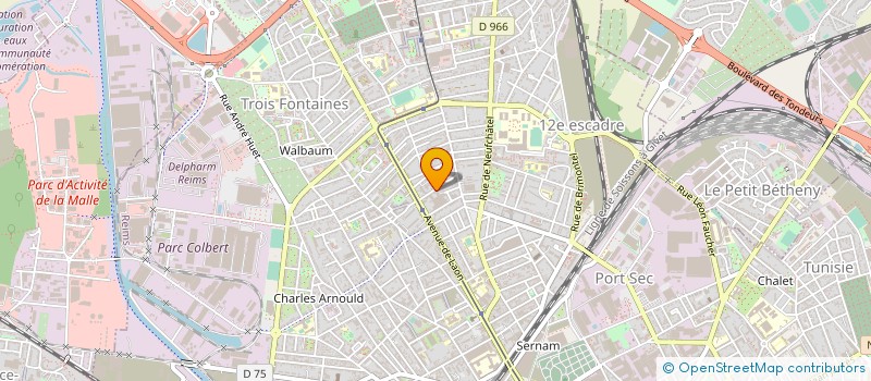 localisation de l'entreprise KOMINA DANCE ENTERTAINMENT  REIMS