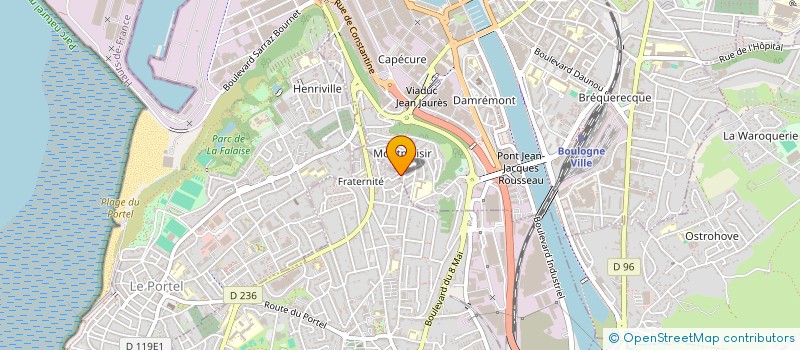 localisation de l'entreprise KOMINEK à BOULOGNE-SUR-MER