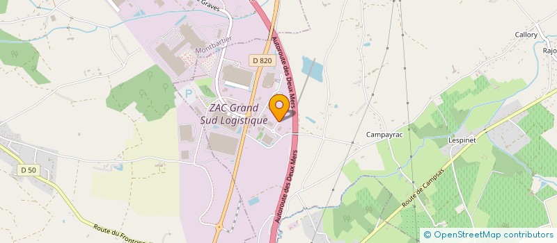 localisation de l'entreprise KOMIS  BRESSOLS