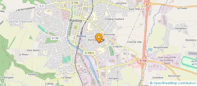 localisation de l'entreprise KOMITE SKOAZELL SKOL DIWAN PONDI  PONTIVY