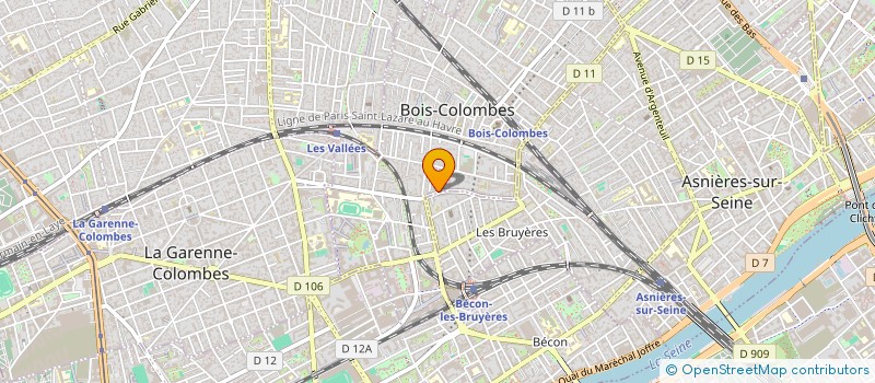 localisation de l'entreprise KOMITIS à BOIS-COLOMBES