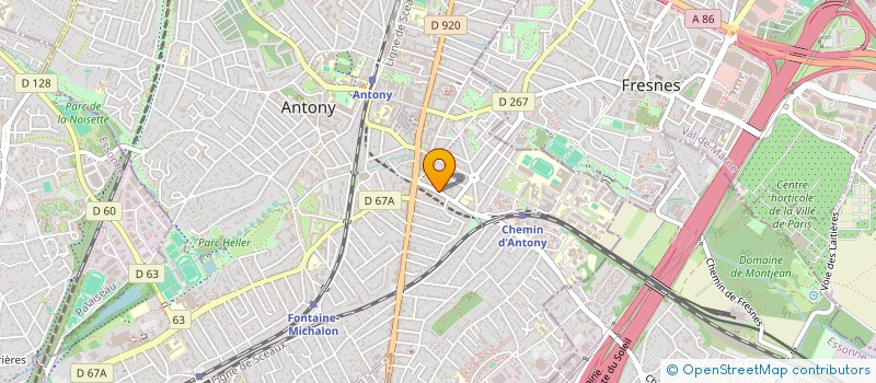 localisation de l'entreprise KOMKONCEPT+ à ANTONY