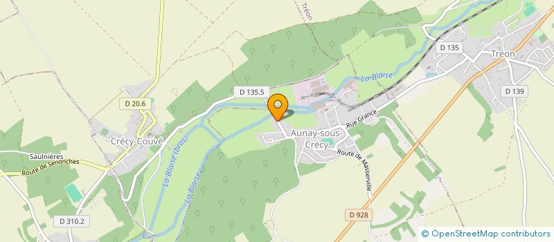 localisation de l'entreprise KOMMUNIC'ACTION à AUNAY-SOUS-CRECY