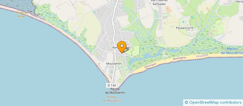 localisation de l'entreprise KOMO à FOUESNANT