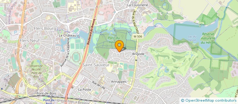 localisation de l'entreprise KOMO  VILLENEUVE-D'ASCQ