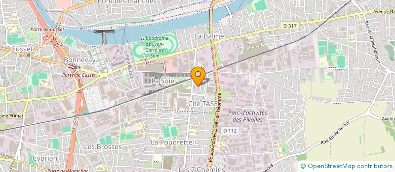 localisation de l'entreprise KOMODO-BUSINESS.ORG  VAULX-EN-VELIN