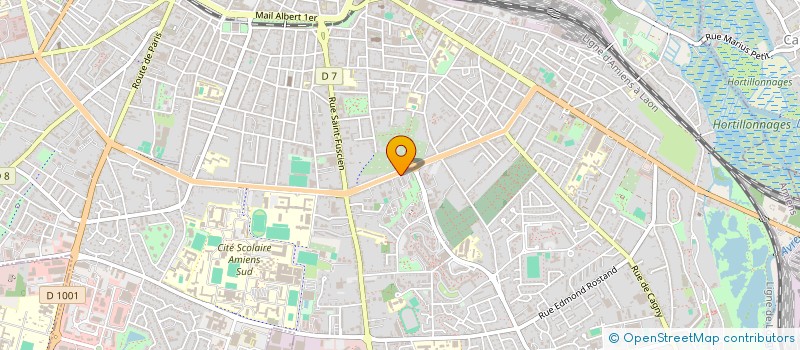 localisation de l'entreprise KOMODOR à AMIENS
