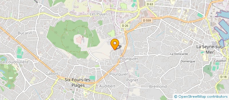 localisation de l'entreprise KOMOKUTEN DOJO à SIX-FOURS-LES-PLAGES