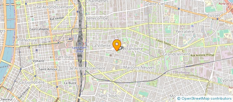 localisation de l'entreprise KOMON COURTAGE  LYON