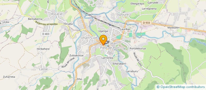 localisation de l'entreprise KOMORESTO  SAINT-JEAN-PIED-DE-PORT