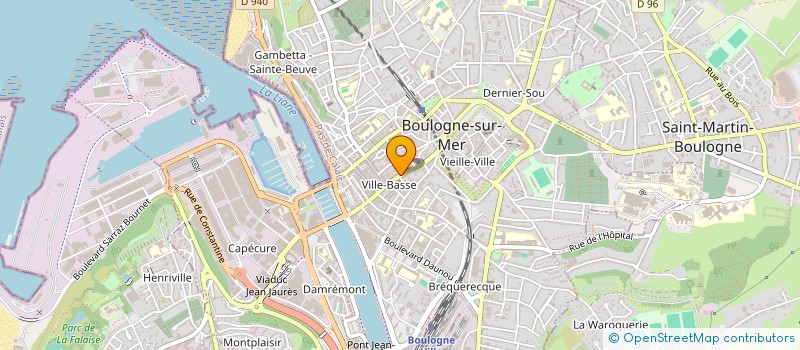 localisation de l'entreprise KOMPARAZ  BOULOGNE-SUR-MER