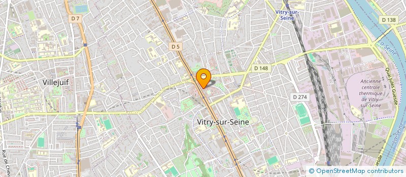 localisation de l'entreprise KOMPETENS à VITRY-SUR-SEINE