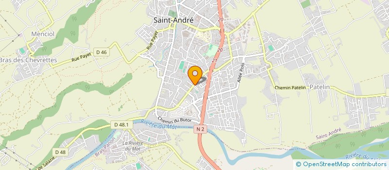localisation de l'entreprise KOMPETENZ à SAINT-ANDRE