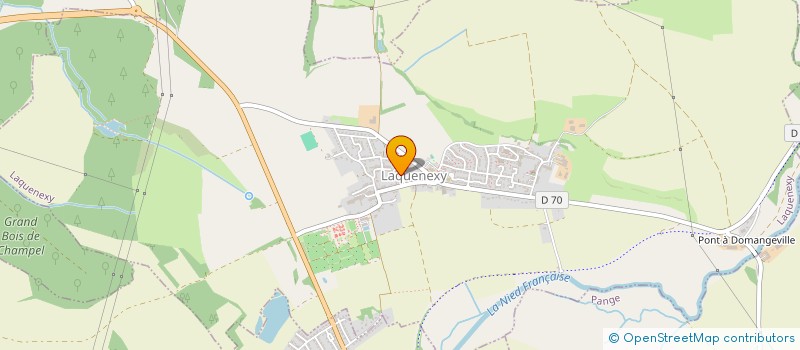 localisation de l'entreprise KOMPTACO  ARS LAQUENEXY