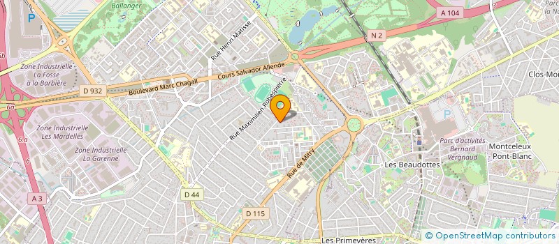 localisation de l'entreprise KOMS SANA TRANSPORT'S à AULNAY-SOUS-BOIS