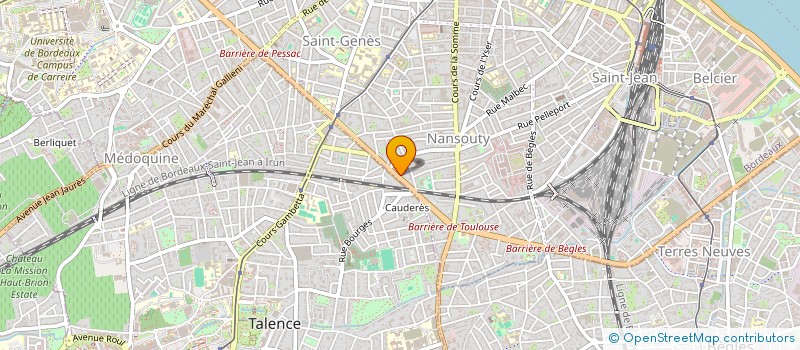 localisation de l'entreprise KOMTOOMI à BORDEAUX