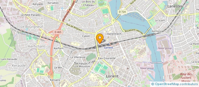 localisation de l'entreprise KOMTOP  LORIENT