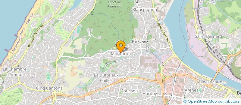 localisation de l'entreprise KOMUNAK  ANGLET