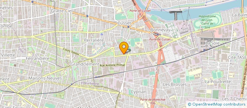 localisation de l'entreprise KOMWAN  VILLEURBANNE