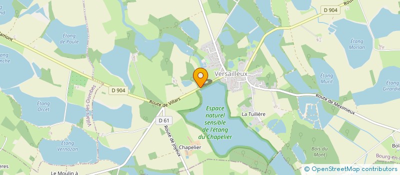 localisation de l'entreprise KON AMI PROJECT  VERSAILLEUX