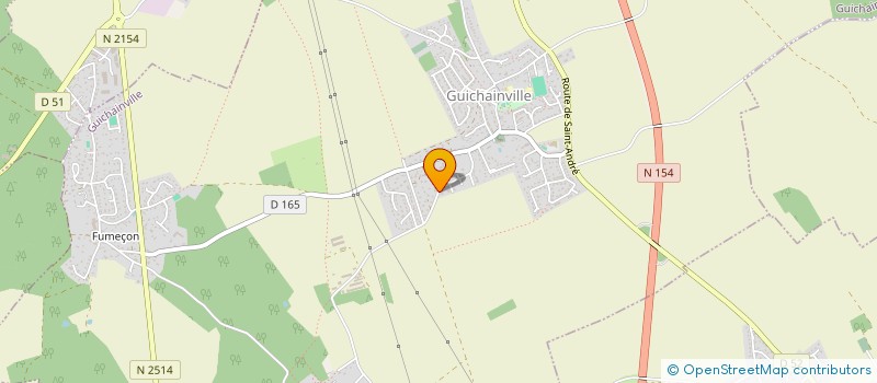 localisation de l'entreprise KONAK  GUICHAINVILLE