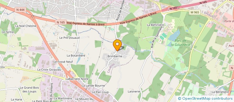 localisation de l'entreprise KONAN CONSEIL à COUERON