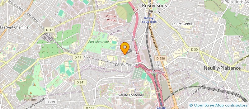 localisation de l'entreprise KONASI à MONTREUIL