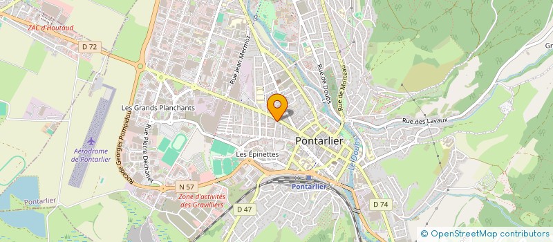 localisation de l'entreprise KONCEPT  PONTARLIER