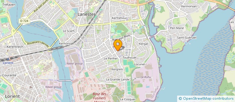 localisation de l'entreprise KONCEPT BOIS  LANESTER