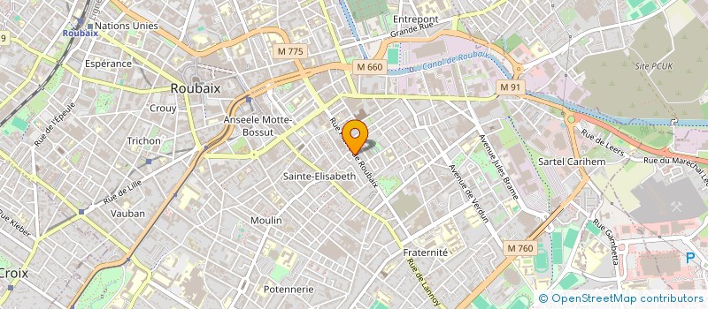 localisation de l'entreprise KONCEPT CAR à ROUBAIX