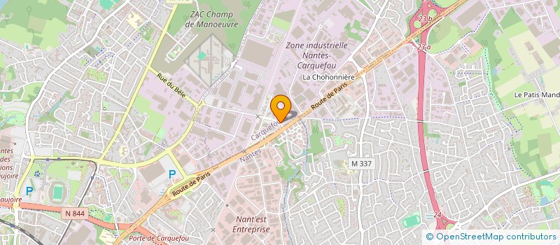 localisation de l'entreprise KONDOR  CARQUEFOU