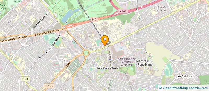 localisation de l'entreprise KONE DISTRIBUTION à AULNAY-SOUS-BOIS
