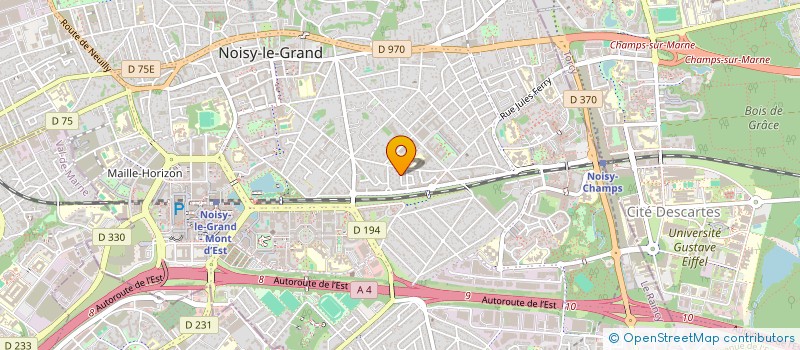 localisation de l'entreprise KONEXEO  NOISY-LE-GRAND