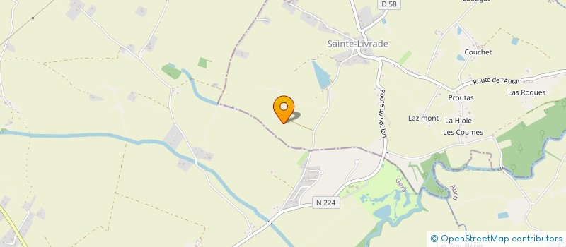 localisation de l'entreprise KONEXINC à SAINTE-LIVRADE