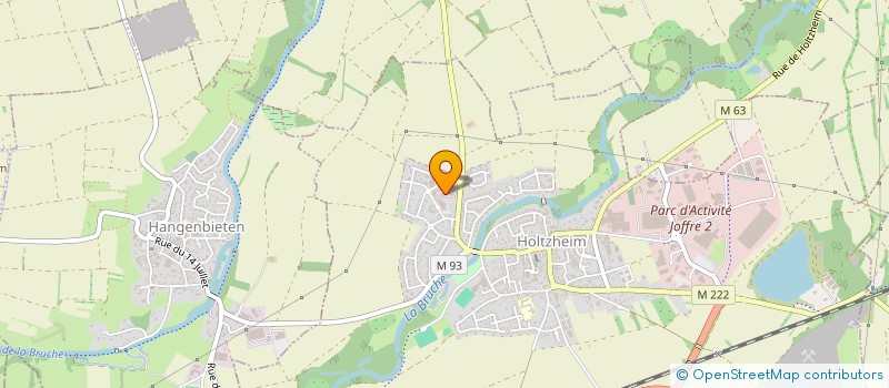 localisation de l'entreprise KONEXION+ à HOLTZHEIM
