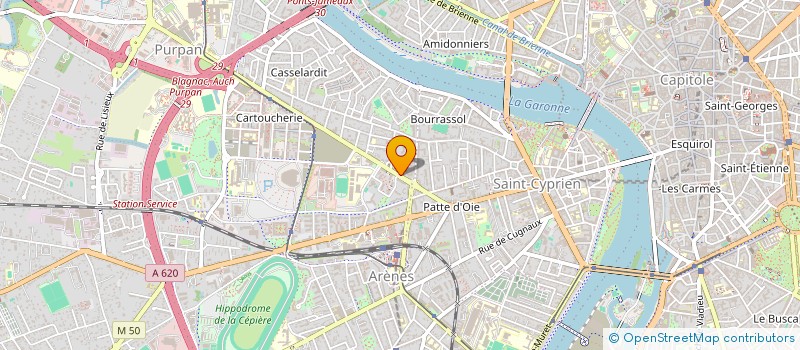 localisation de l'entreprise KONG BURGER à TOULOUSE