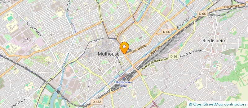 localisation de l'entreprise KONG INVEST  MULHOUSE