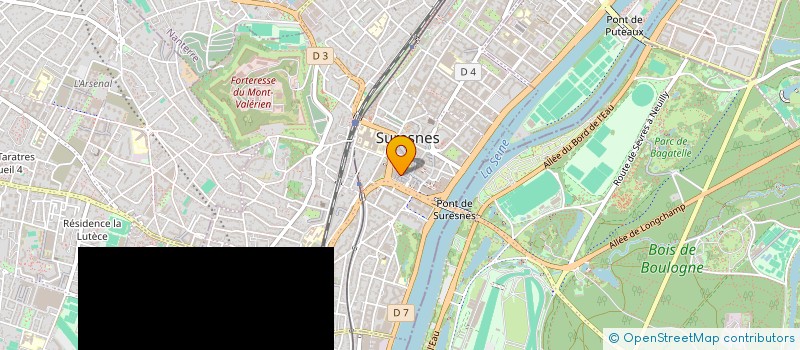 localisation de l'entreprise KONG WA à SURESNES