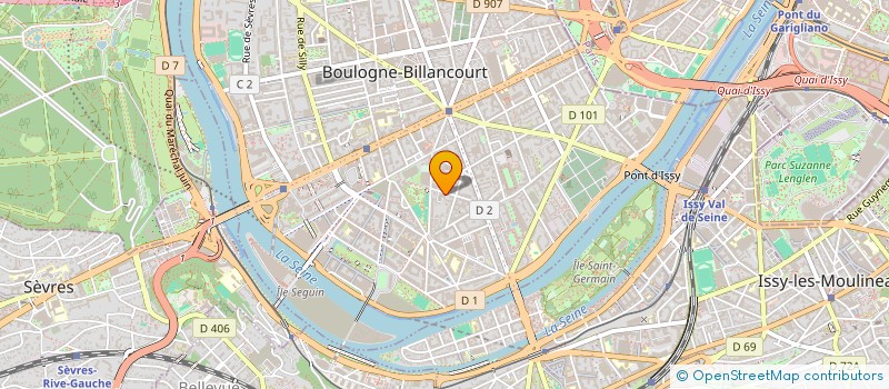 localisation de l'entreprise KONGO DIETO à BOULOGNE-BILLANCOURT