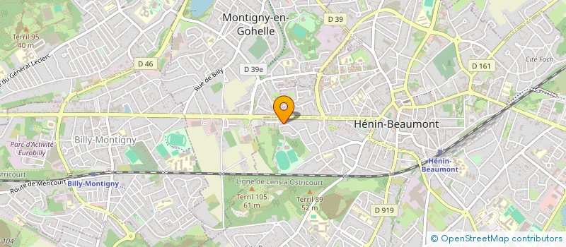 localisation de l'entreprise KONGO ELIKYA  HENIN-BEAUMONT