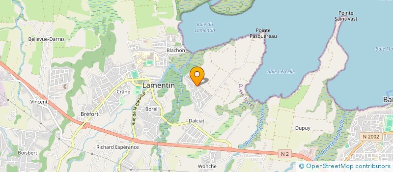 localisation de l'entreprise KONGSTAR  BAIE-MAHAULT